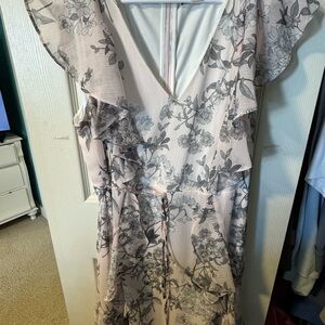 Tommy Hilfiger White and Pink Dress